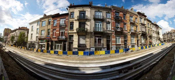 Rue de la Brasserie, durante las obras de restauración — Foto de Stock