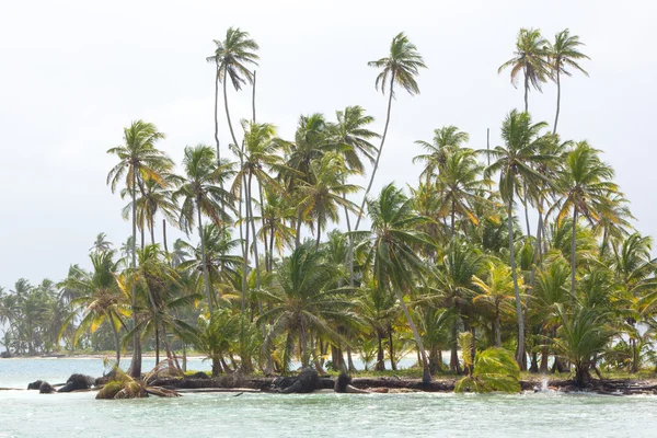 Wunderschöne paradiesische insel, san blas — Stockfoto