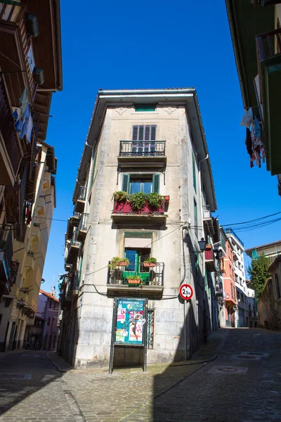 Street of Lekeitio, Basque Country — Stock Photo, Image