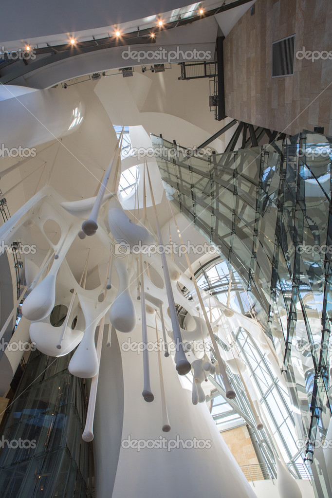 Interior Of Guggenheim Museum In Bilbao Stock Editorial