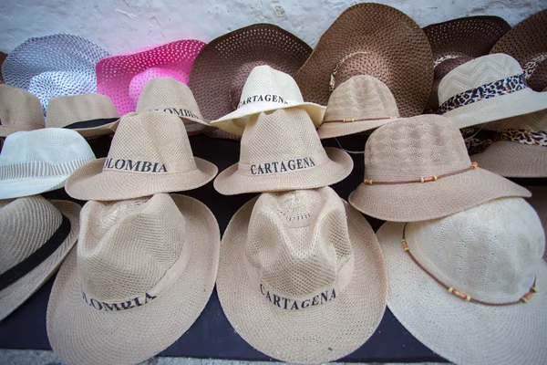 Negozio di cappelli moda in Colombia — Foto Stock