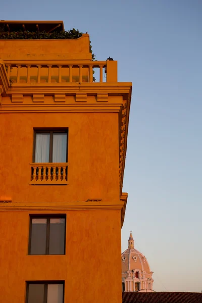 Klasická architektura v cartagena — Stock fotografie
