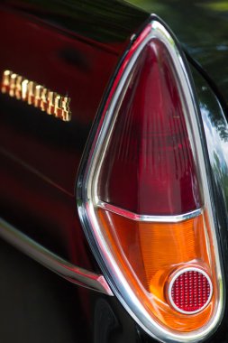 Detail rear brake light vintage car clipart