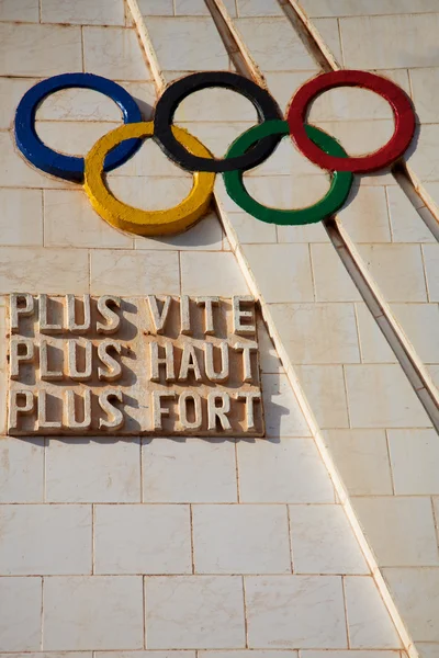 Скульптура Олімпійські ігри — стокове фото