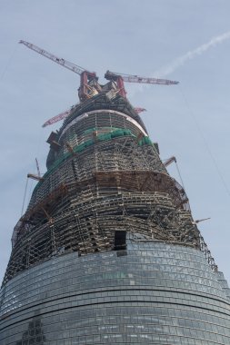 yapım aşamasında gökdelen shanghai
