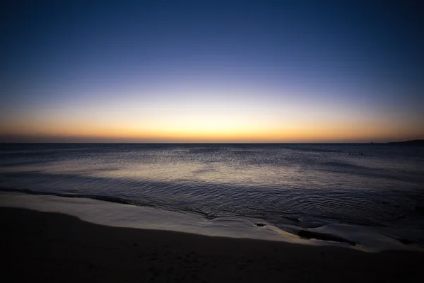 Zářivé barevné západ slunce v La Guajira — Stock fotografie