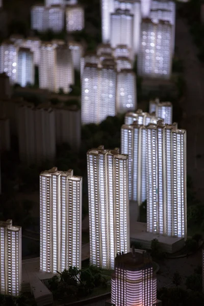 Modelo 3D da cidade de Xangai — Fotografia de Stock