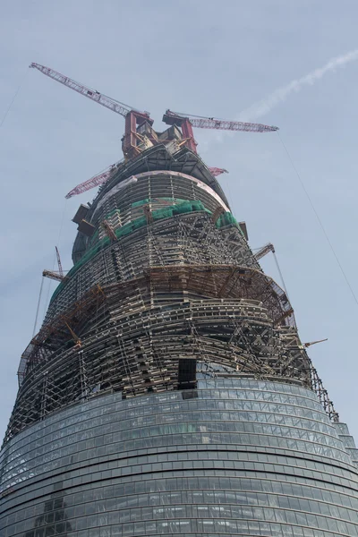 yapım aşamasında gökdelen shanghai
