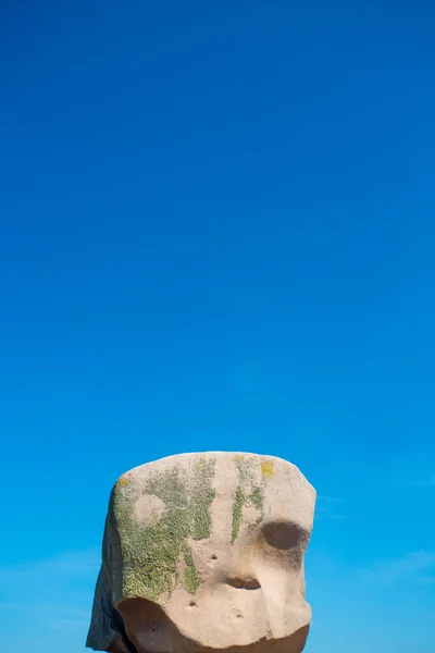 Pink Rock en Tregastel en la costa de granito rosa . — Foto de Stock