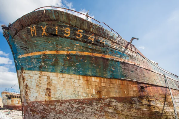 Scheepswrakken in Bretagne — Stockfoto