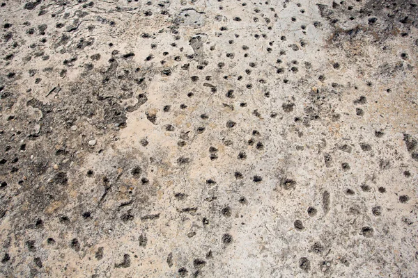 Bullet damages on a German bunker from the Second World War — Stock Photo, Image