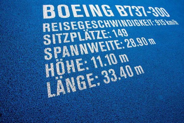 Boeing B737-300 Specifiche tecniche — Foto Stock