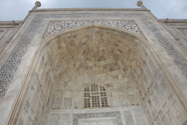 Szczegóły Taj Mahal, Agra, Uttar Pradesh, Indie — Zdjęcie stockowe