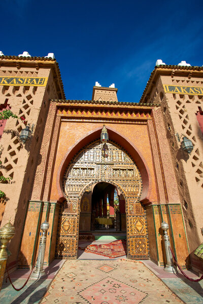 Entrance of a Riad in Morocco