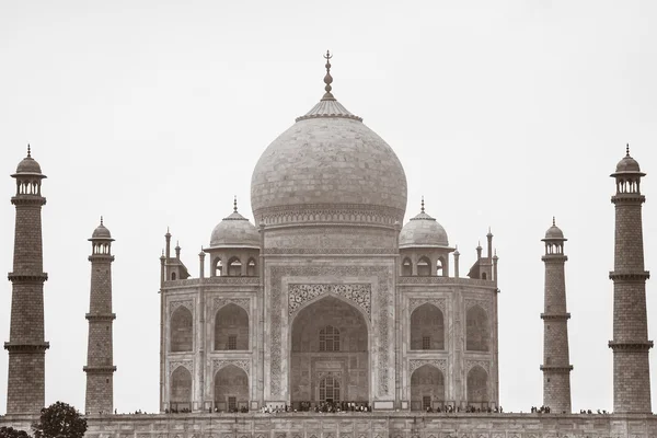 Sepia Taj Mahal, Agra, Uttar Pradesh, Índia — Fotografia de Stock