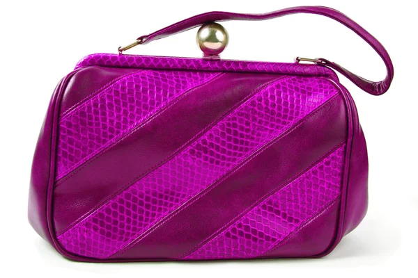 Фиолетовый кошелек — стоковое фото
