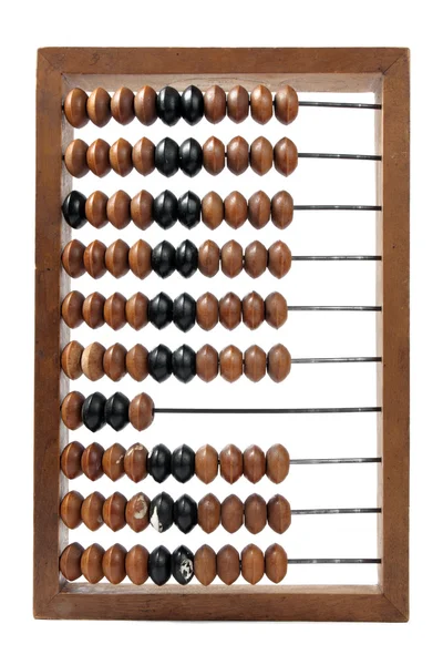 Oude school abacus — Stockfoto