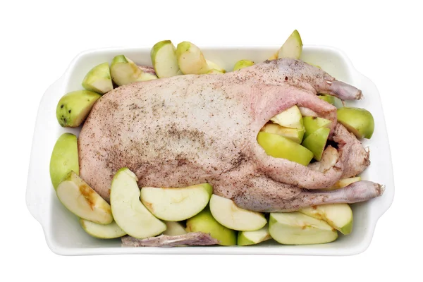 Raw duck ready for cook — Stock Photo, Image