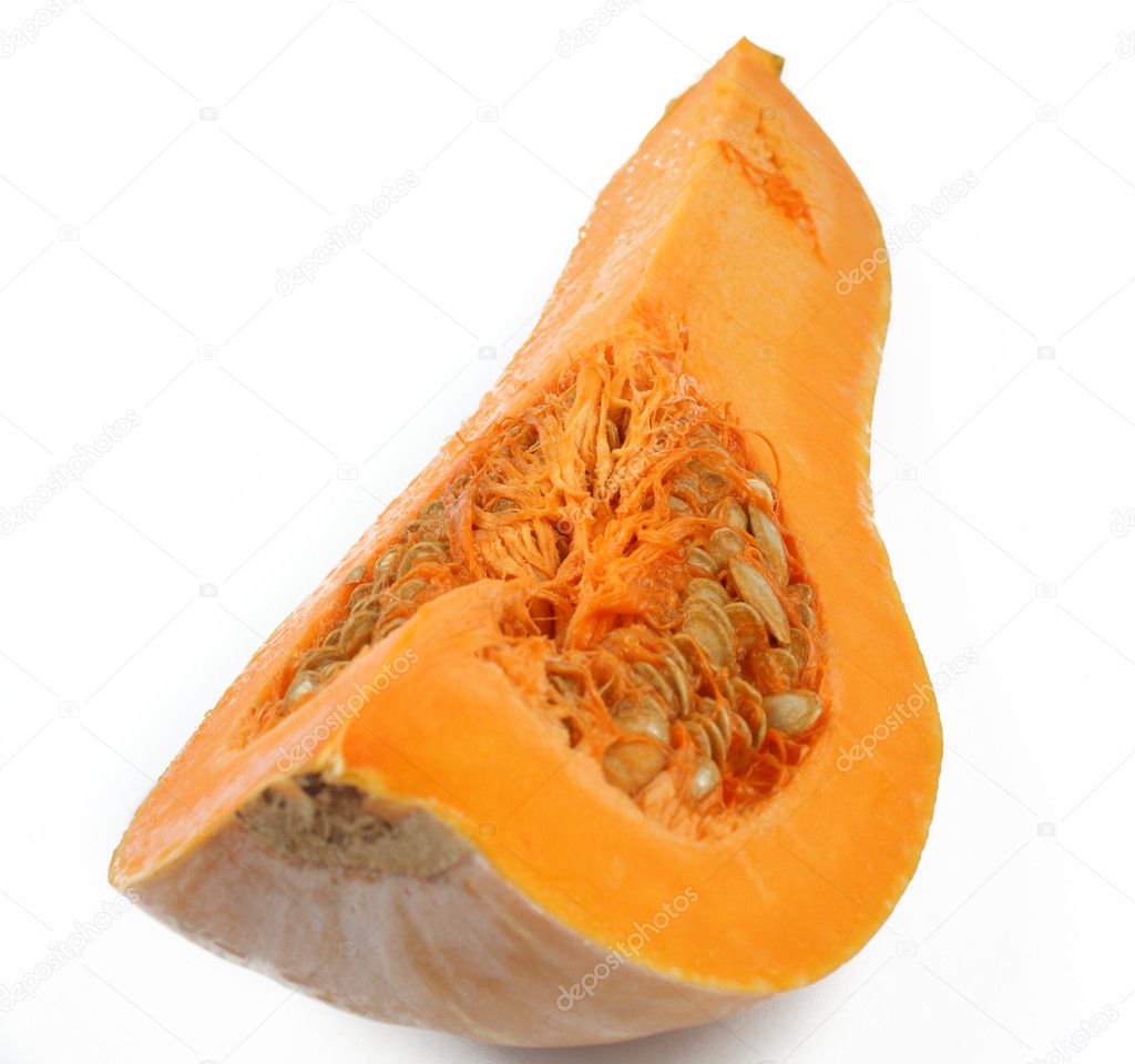 quater of butternut pumpkin