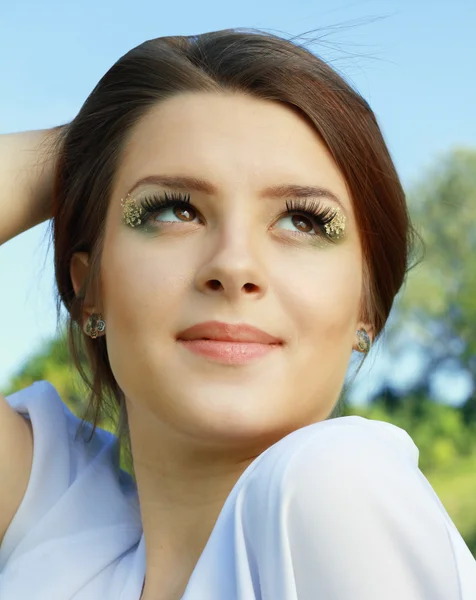 Vrouw schoonheid gezicht — Stockfoto