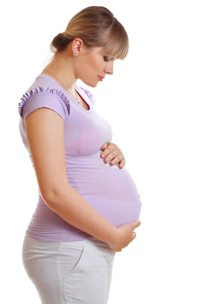 Beautiful pregnant woman Royalty Free Stock Images