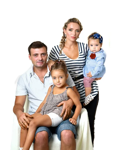 Ritratto di famiglia felice — Foto Stock