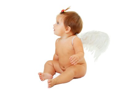 melek kanatlı bebek