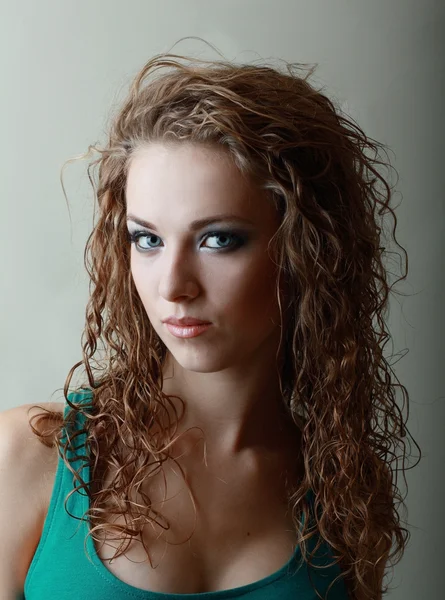 Modell mit perfektem Make-up — Stockfoto