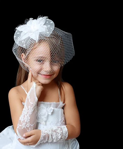 Portrait of little princess — Stok fotoğraf