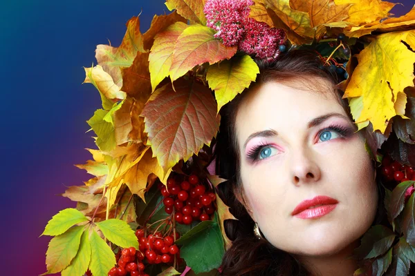 Autumn Woman — Stock Photo, Image