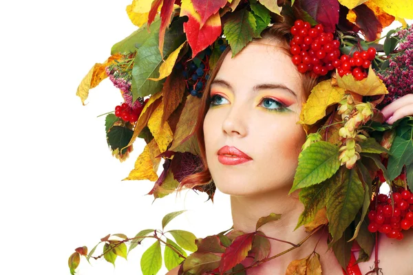 Autumn Woman — Stock Photo, Image