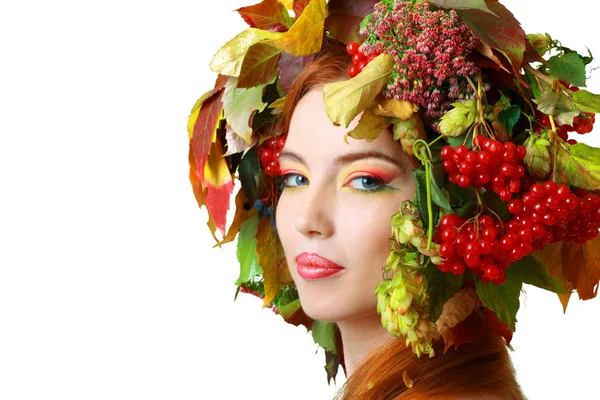 Autumn Woman — Stock Photo, Image