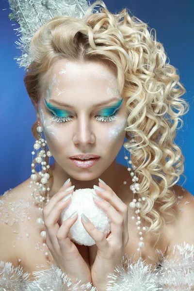 Snow-queen — Stock Photo, Image