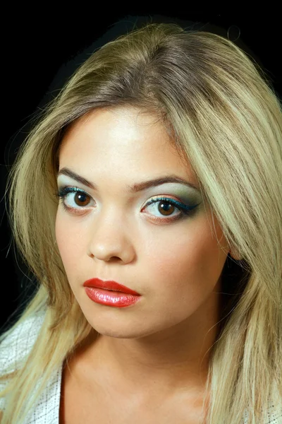 Modell mit perfektem Make-up — Stockfoto