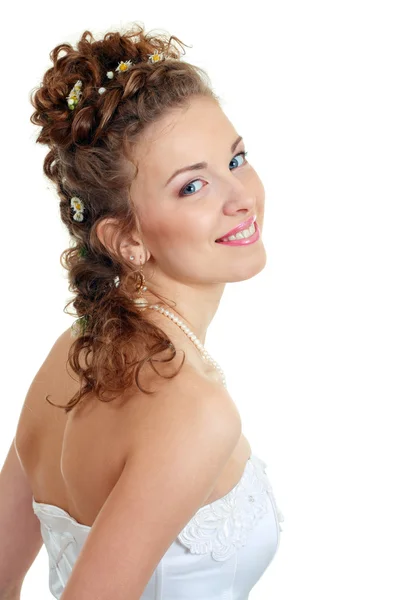 Attractive young bride — Stock Photo, Image