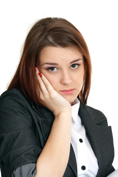 아름 다운 여자 치아 통증 — 스톡 사진