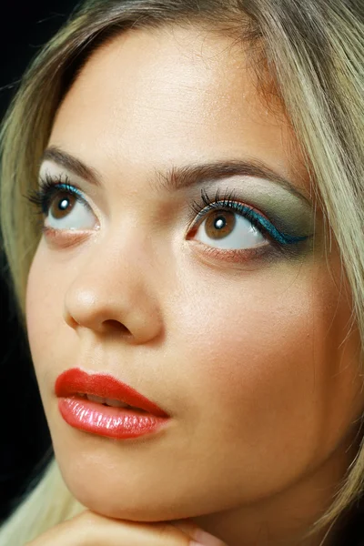 Modello con trucco perfetto — Foto Stock