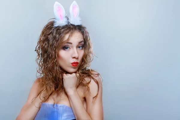 Sexy bunny meisje — Stockfoto