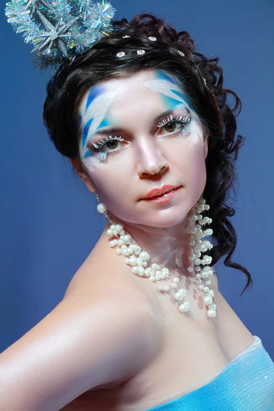 Snow-queen — Stock Photo, Image