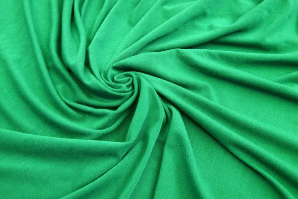 Green jersey fabric — Stock Photo, Image