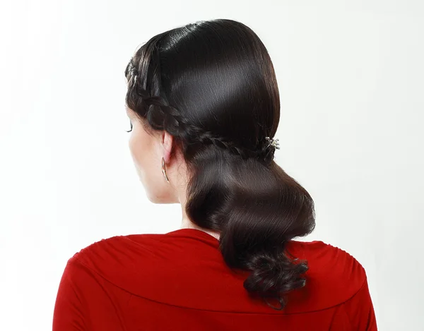 Stylish hairstyle — Stock Photo, Image