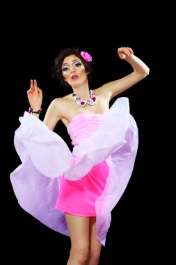 barbie makyaj ile model