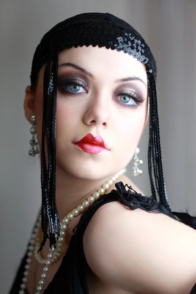 Retro flapper style — Stock Photo, Image