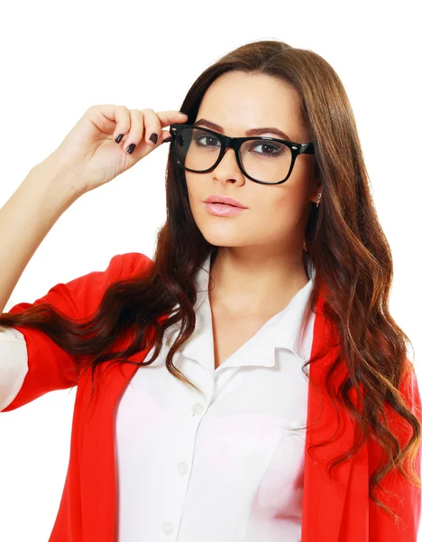 Woman in glasses — Stock Photo, Image