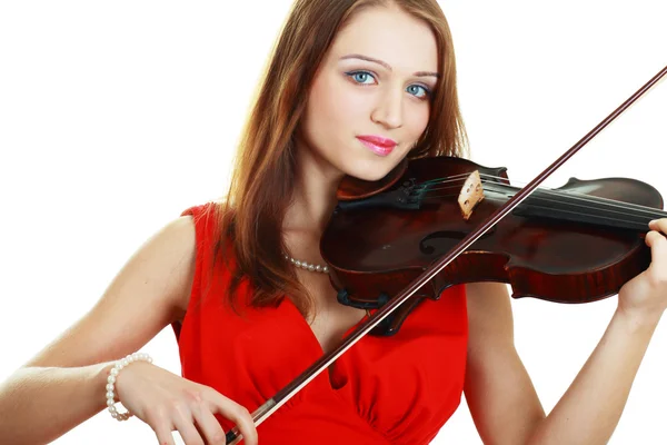 Violinist flicka — Stockfoto