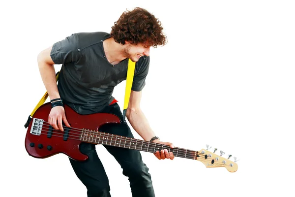 Joven tocando la guitarra — Foto de Stock