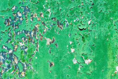 yeşil boyalı metal duvar