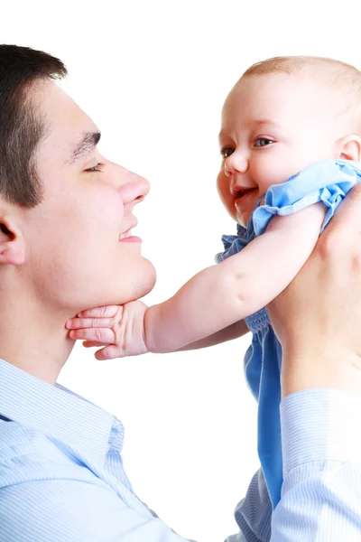 Père avec bébé — Photo