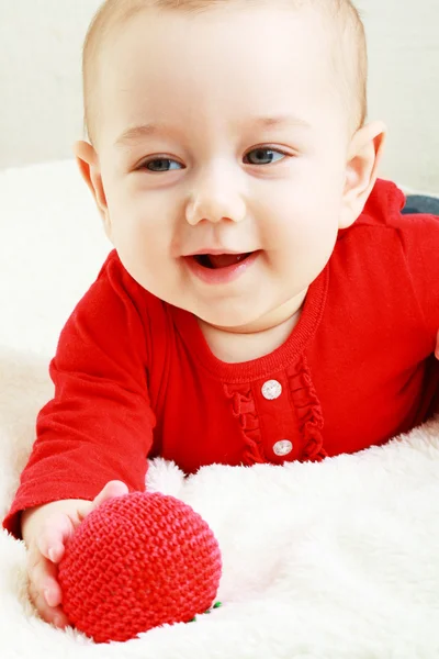 Baby play with toy — Stock Photo, Image