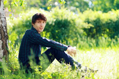 genç erkek öğrenci